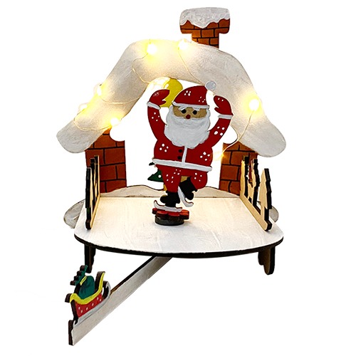 춤추는 산타 자석 인형 LED형